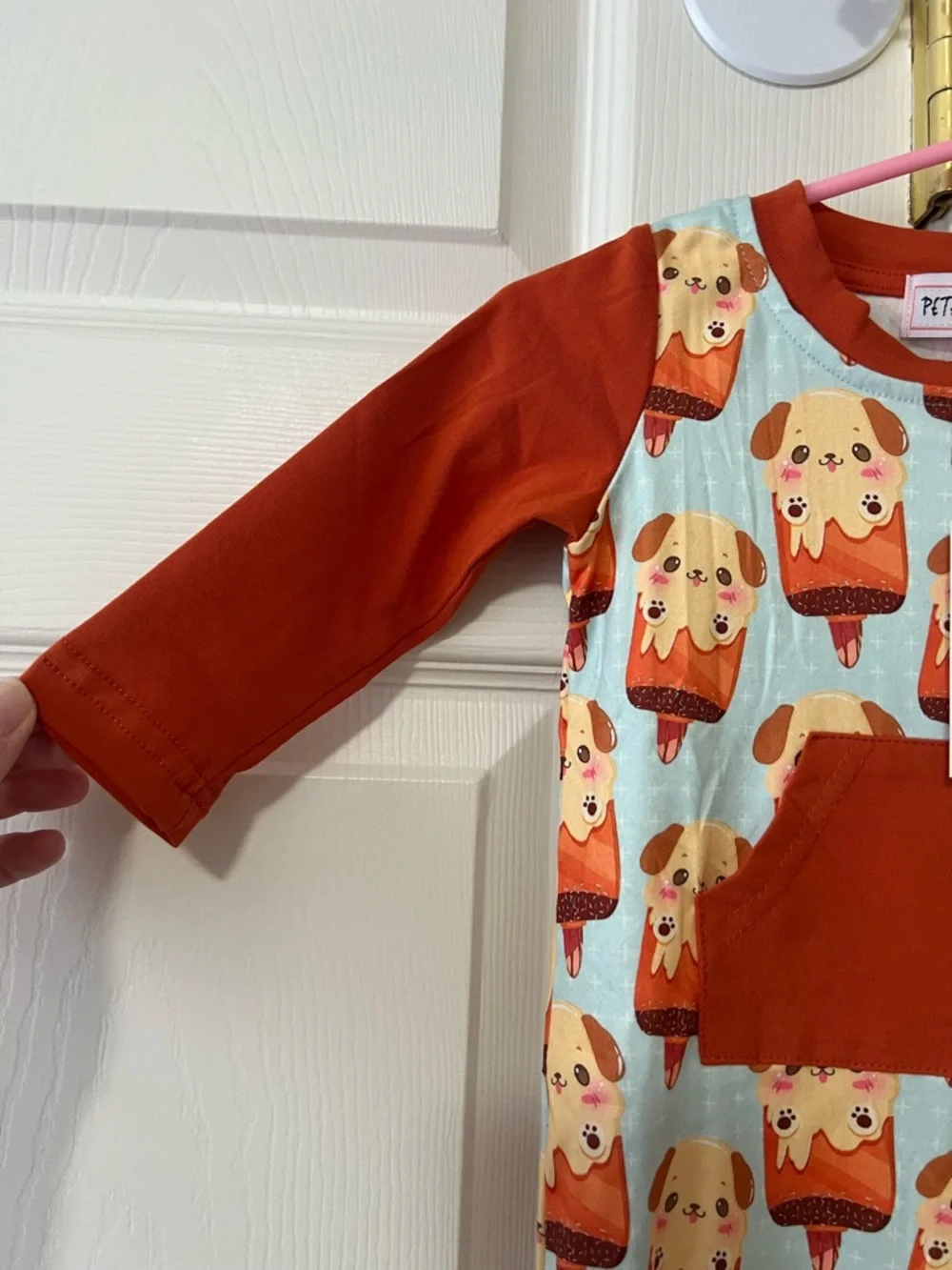 Pete + Lucy Ice Cream Dog Romper 3-6M NWT
